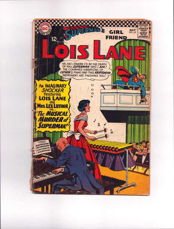 SUPERMAN'S GIRL FRIEND, LOIS LANE #65 (1966) FA/G