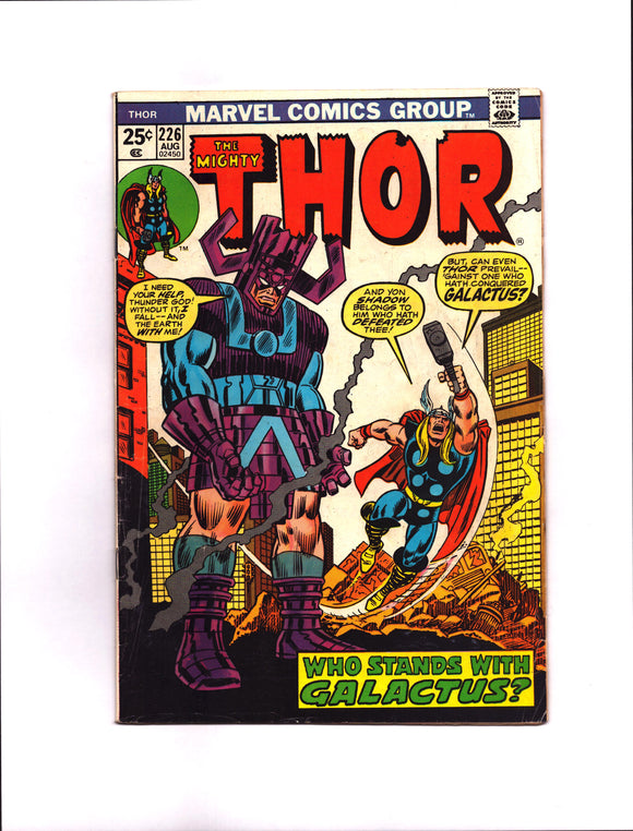THOR #226 (1974) 2ND APPEARANCE OF FIRELORD G/VG