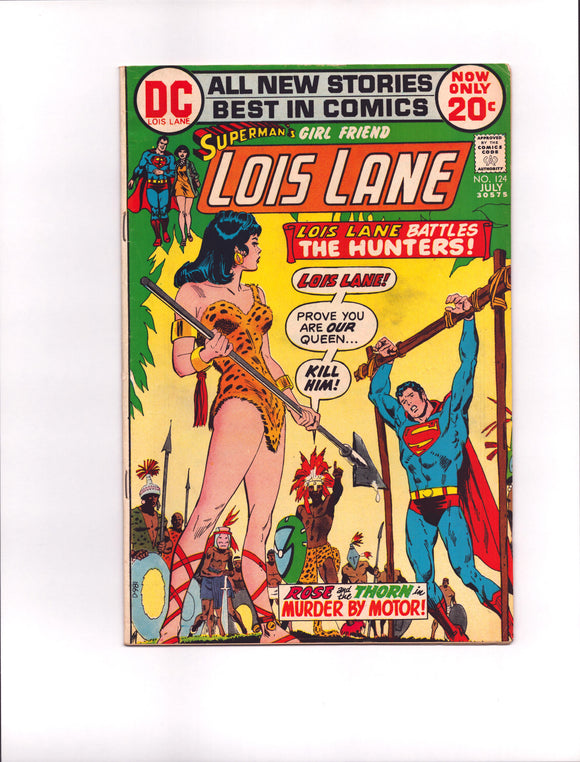 SUPERMAN'S GIRL FRIEND, LOIS LANE #124 (1972) VF-/VF