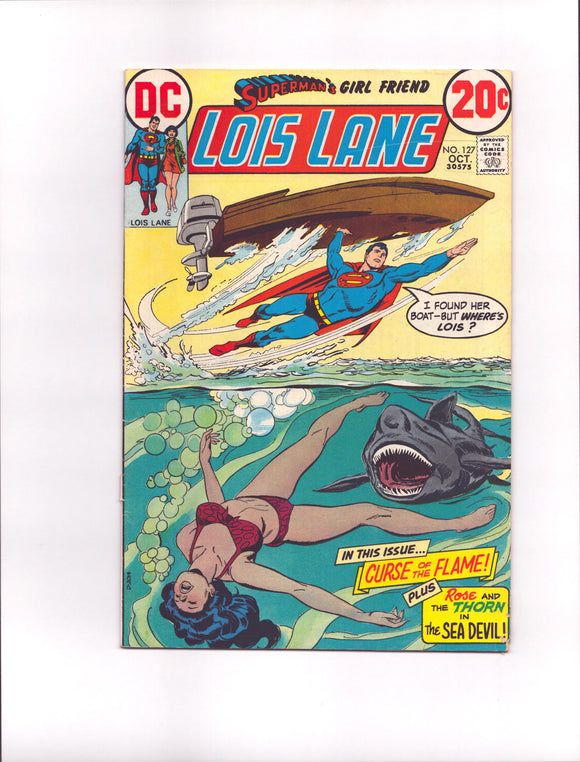 SUPERMAN'S GIRL FRIEND, LOIS LANE #127 (1972) VG/VG+