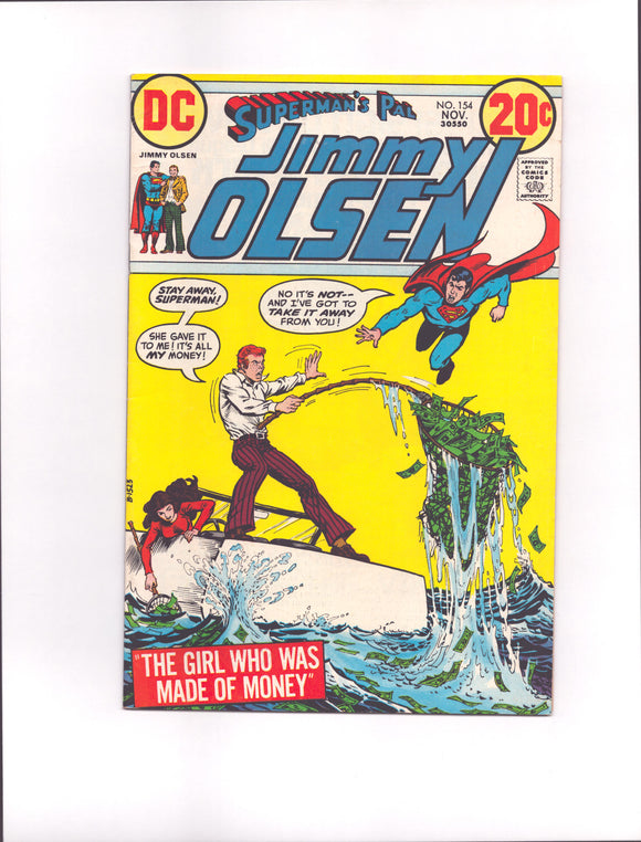 SUPERMAN'S PAL, JIMMY OLSEN #154 (1972) VF/VF+