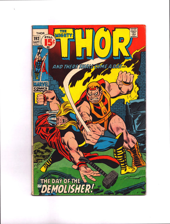 THOR #192 (1971) VGFN/FN-