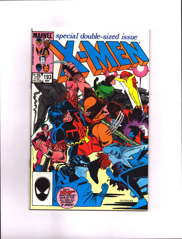 UNCANNY X-MEN #193 (1985) 1ST APPEARANCE OF FIRESTAR IN MARVEL CONTINUITY; 1ST APPEARANCE OF THE HELLIONS (TEAM) NM