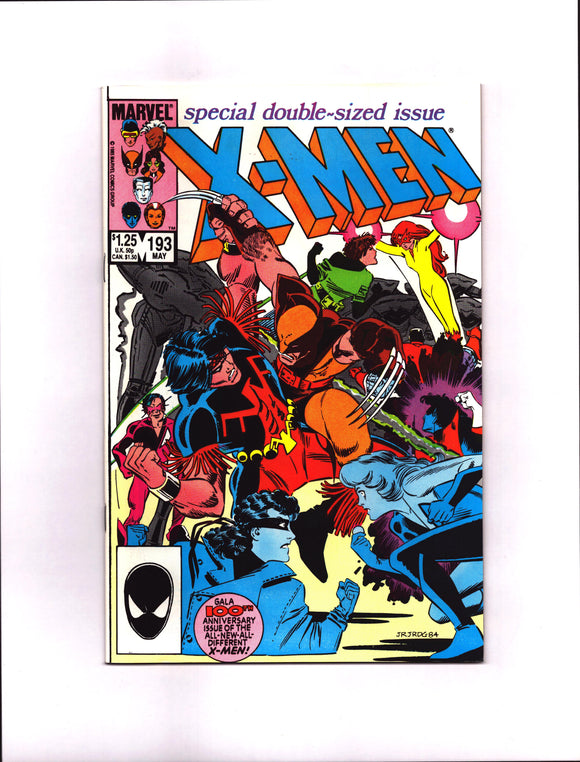 UNCANNY X-MEN #193 (1985) 1ST APPEARANCE OF FIRESTAR IN MARVEL CONTINUITY; 1ST APPEARANCE OF THE HELLIONS (TEAM) NM