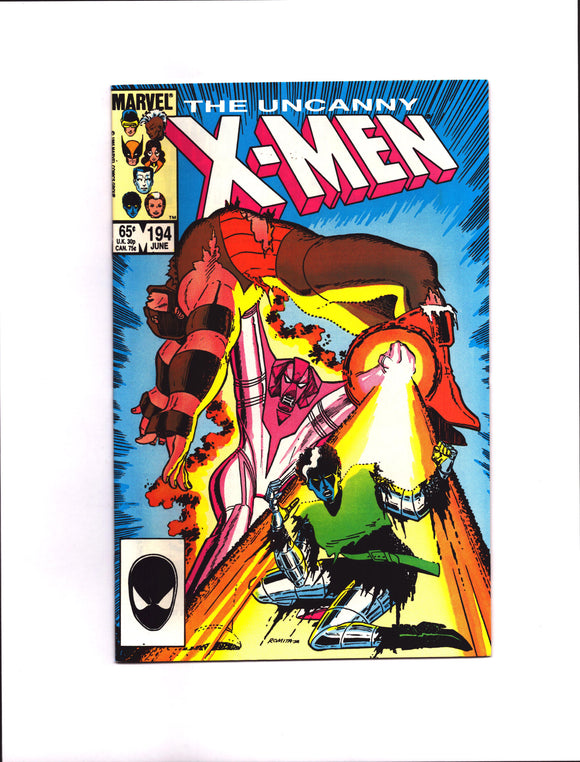 UNCANNY X-MEN #194 (1985) 1ST APPEARANCE OF ANDREA & ANDREAS VON STRUCKER (FENRIS) NM