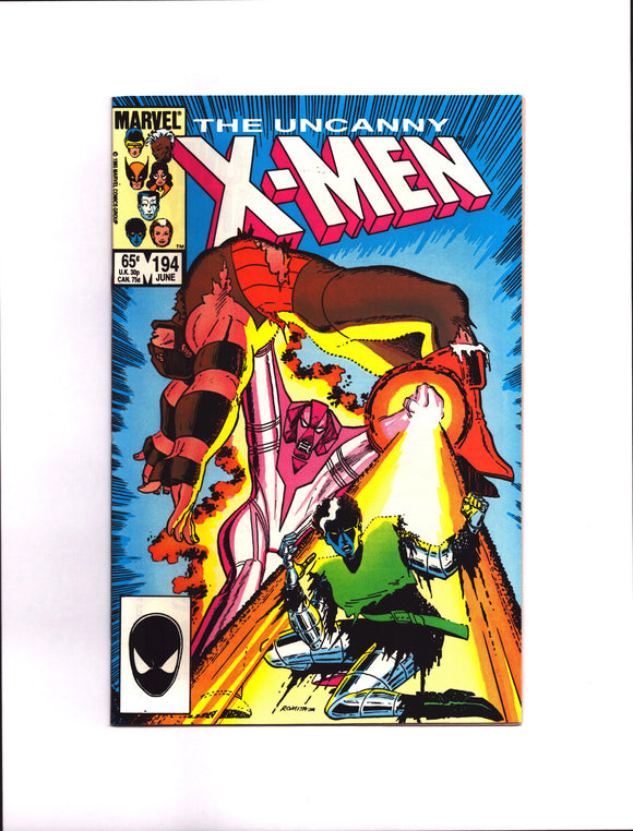 UNCANNY X-MEN #194 (1985) 1ST APPEARANCE OF ANDREA & ANDREAS VON STRUCKER (FENRIS) NM
