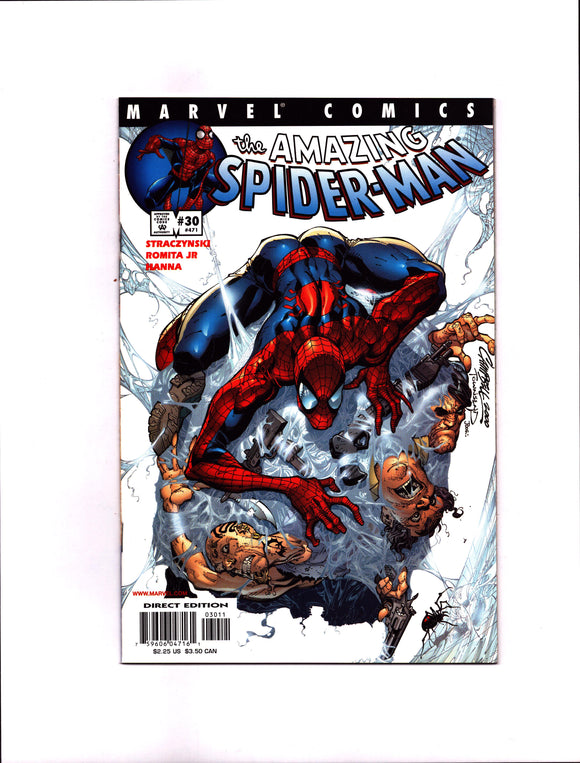 AMAZING SPIDER-MAN #30 (2001) 1ST APPEARANCE OF EZEKIEL; 1ST APPEARANCE OF MORLUN; 1ST MICHAEL J. STRACZYNSKI; ICONIC J. SCOTT CAMPBELL COVER NM