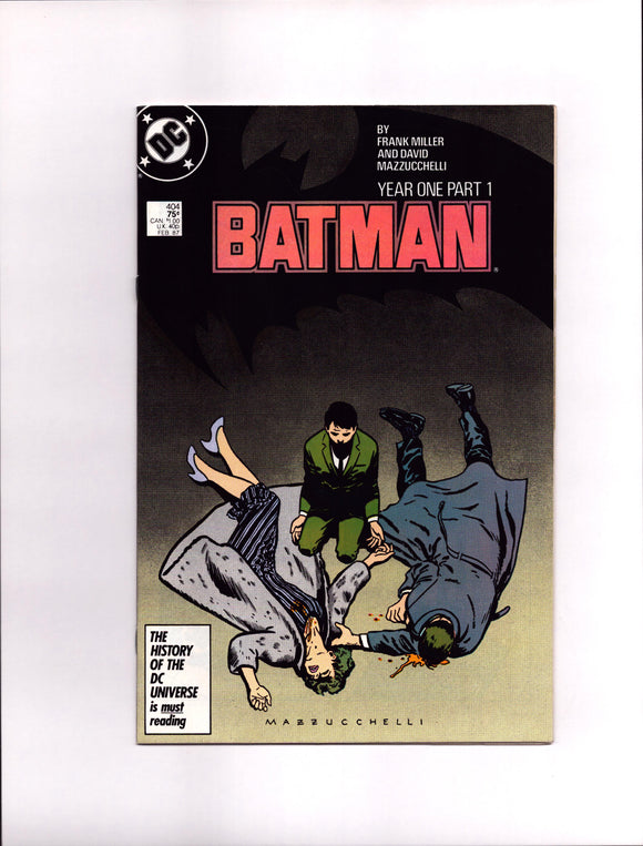 BATMAN #404 (1987) YEAR ONE PART 1 BY FRANK MILLER NM-/NM