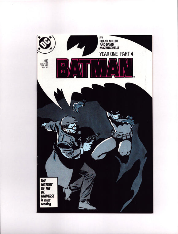 BATMAN #407 (1987) YEAR ONE PART 4 BY FRANK MILLER NM-/NM