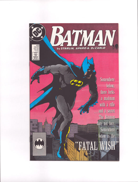 BATMAN #430 (1989) NM