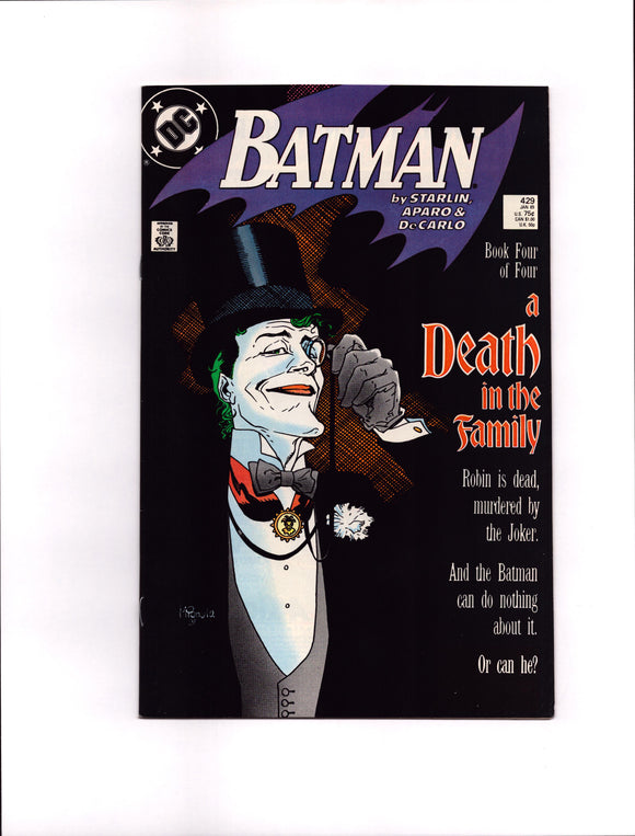 BATMAN #429 (1989) VF+/VFNM