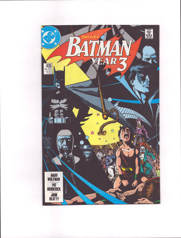 BATMAN #436 (1989) 1ST APPEARANCE OF TIM DRAKE NM-
