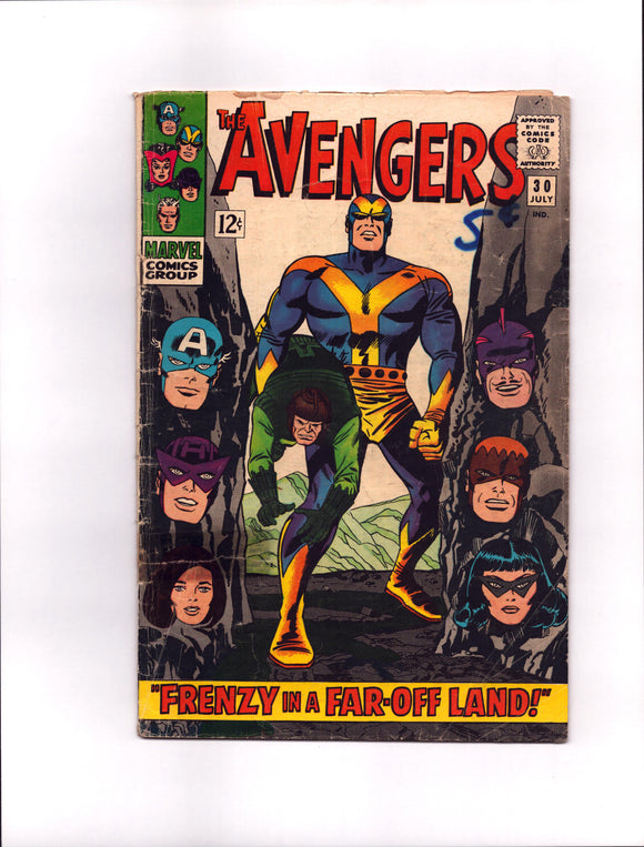 AVENGERS #30 (1966) FA/G