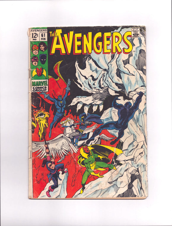 AVENGERS #61 (1969) G/VG