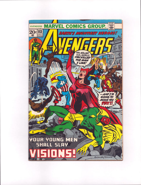AVENGERS #113 (1973) FNVF/VF-