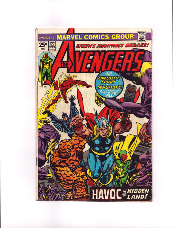 AVENGERS #127 (1974) 1ST APPEARANCE OF ULTRON 7 G