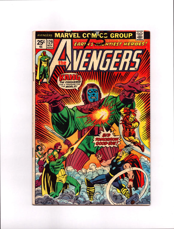 AVENGERS #129 (1974) G/VG