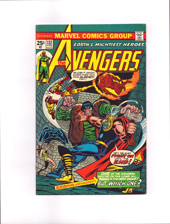 AVENGERS #132 (1975) VF/VF+