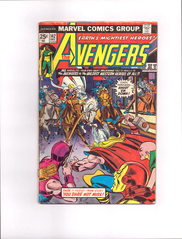 AVENGERS #142 (1975) G/VG