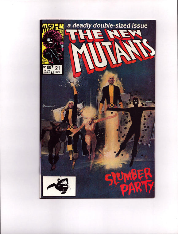 NEW MUTANTS #21 (1984) ORIGIN OF WARLOCK; 1ST APPEARANCE OF MICHAEL JACKSON IN A MARVEL COMIC; 1ST APPEARANCE OF DANI MOONSTAR AS MIRAGE; 1ST TRANSMODE VIRUS VF+/VFNM