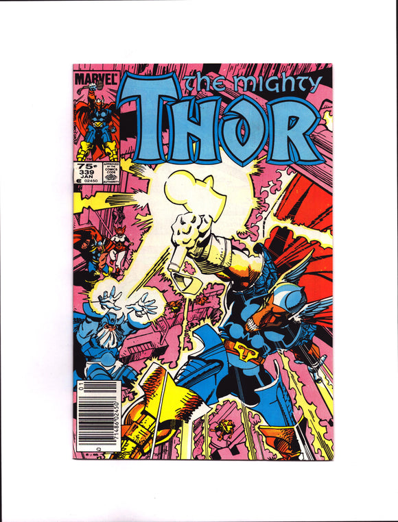 THOR #339 (1984) 1ST APPEARANCE OF STORMBREAKER (BETA RAY BILL'S HAMMER) NM-/NM