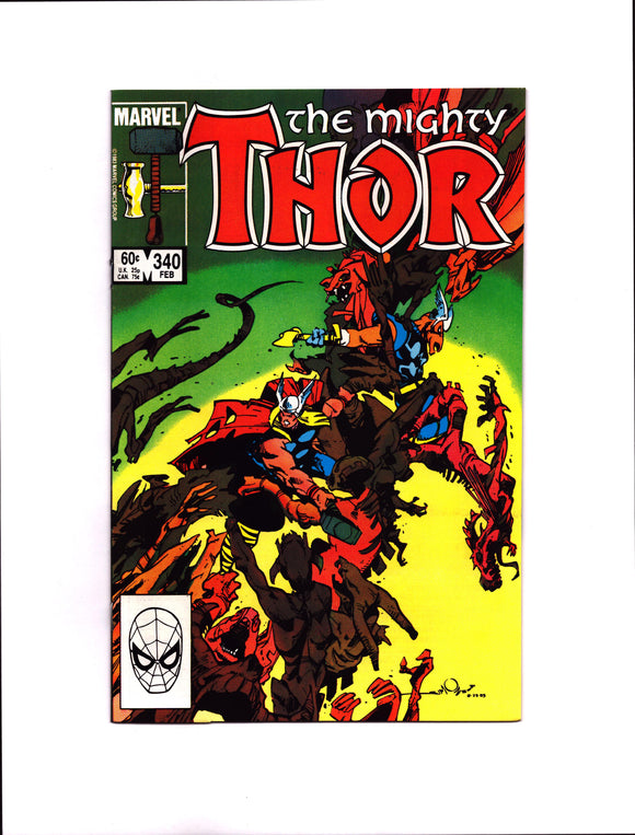 THOR #340 (1984) 4TH APPEARANCE OF BETA RAY BILL VFNM/NM-