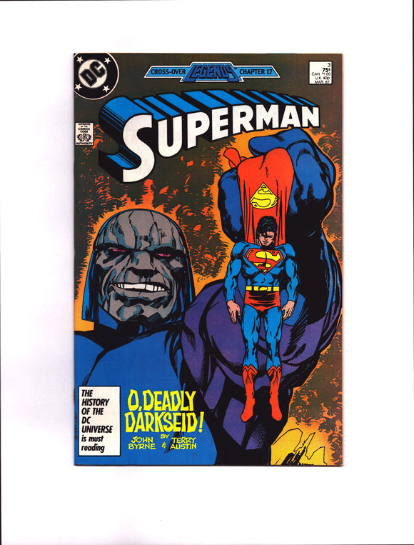SUPERMAN #3 (1987) 1ST APPEARANCE OF AMAZING GRACE NM-/NM