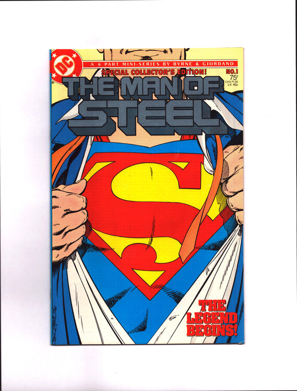 MAN OF STEEL, THE #1B (1986) NM-