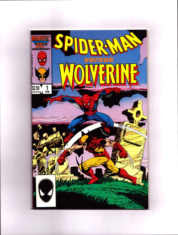 SPIDER-MAN VERSUS WOLVERINE #1 (1987) VF/VF+