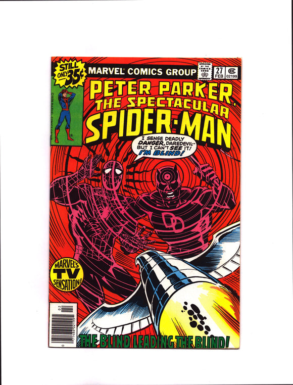 SPECTACULAR SPIDER-MAN #27 (1979) 1ST FRANK MILLER ON DAREDEVIL VF+/VFNM