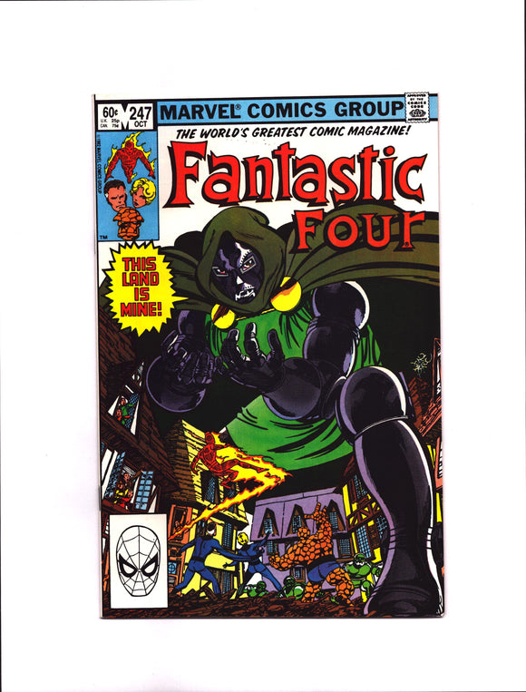 FANTASTIC FOUR #247 (1982) 1ST APPEARANCE OF KRISTOFF VERNARD NM-
