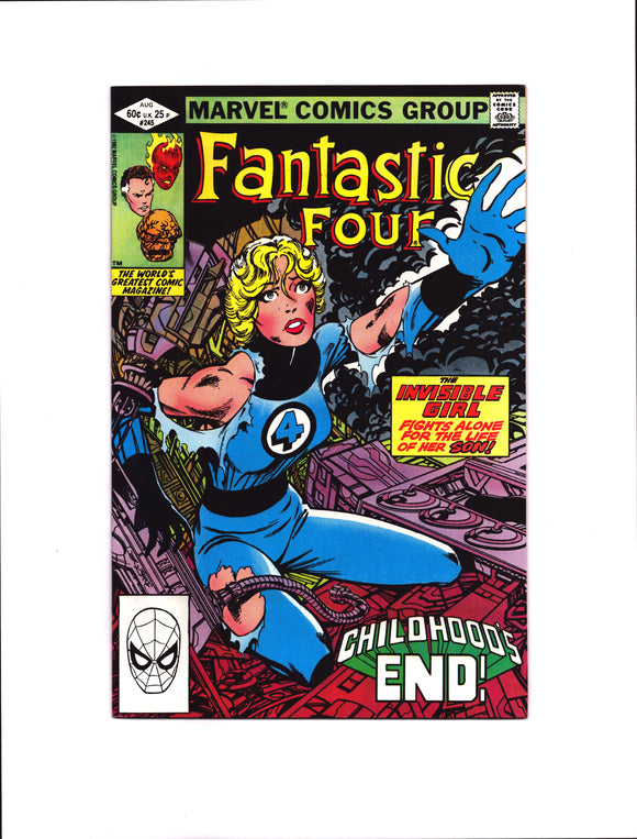 FANTASTIC FOUR #245 (1982) 1ST APPEARANCE OF AVATAR (ASPECT OF FRANKLIN RICHARDS) VFNM/NM-