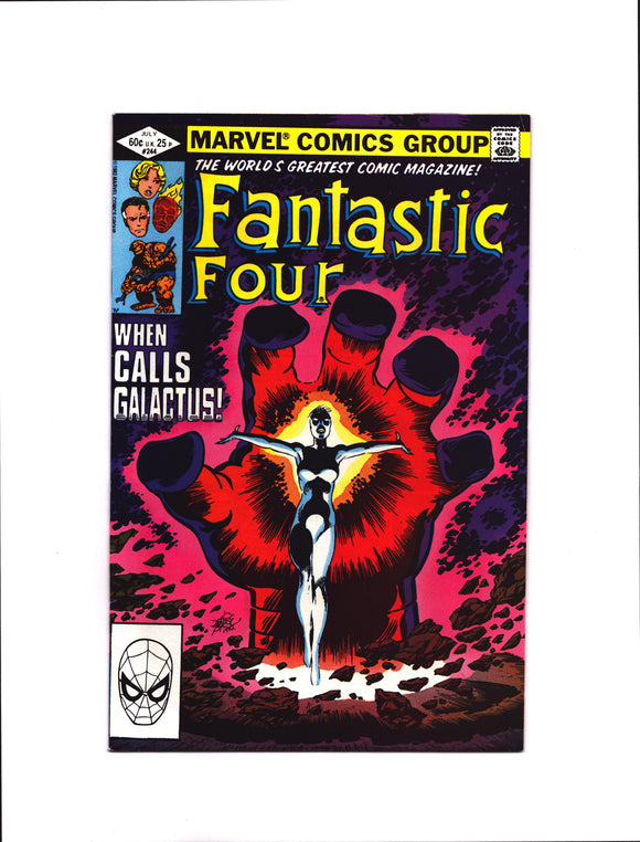 FANTASTIC FOUR #244 (1982) 1ST APPEARANCE OF FRANKIE RAYE AS NOVA VF+/VFNM