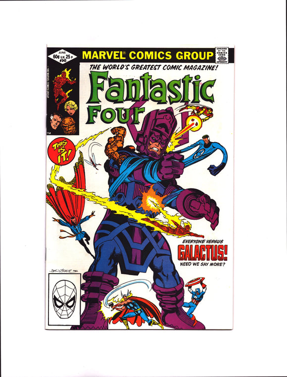 FANTASTIC FOUR #243 (1982) ICONIC COVER ART BY JOHN BYRNE NM