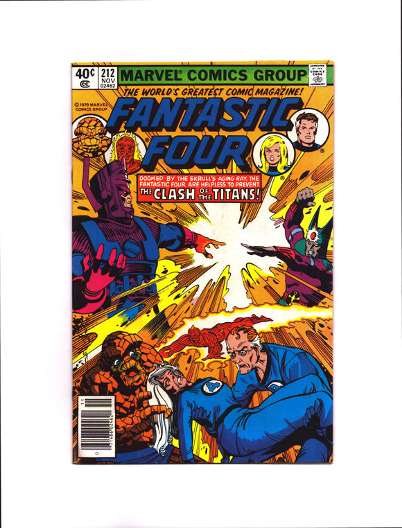 FANTASTIC FOUR #212 (1979) 2ND APPEARANCE OF TERRAX FN/FN+
