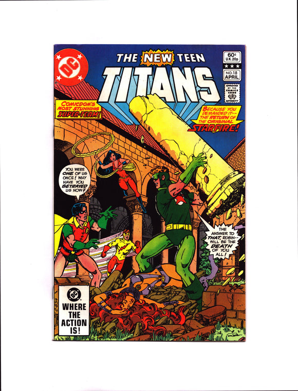 NEW TEEN TITANS #18 (1982) NM-/NM