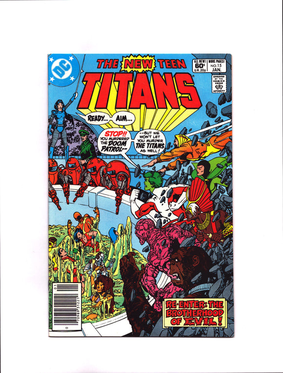 NEW TEEN TITANS #15 (1982) NM-/NM