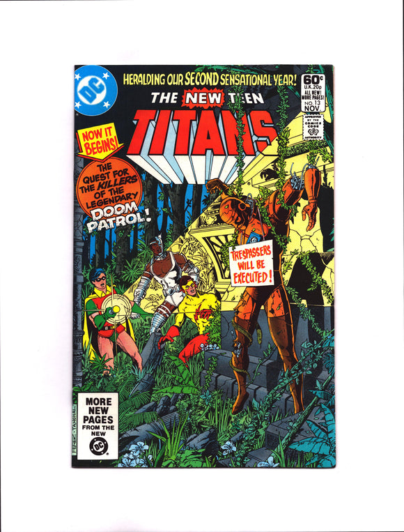 NEW TEEN TITANS #13 (1981) NM-/NM