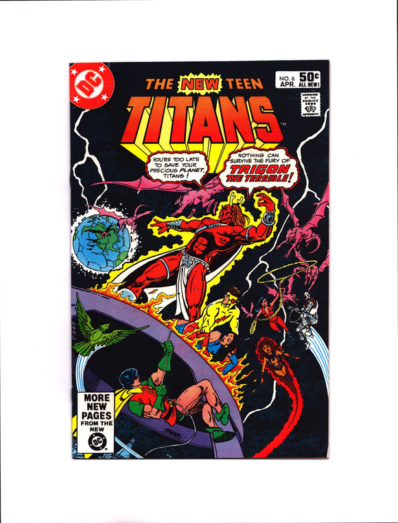 NEW TEEN TITANS #6 (1981) NM-/NM