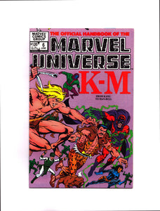 OFFICIAL HANDBOOK OF THE MARVEL UNIVERSE #6 (1983) NM-