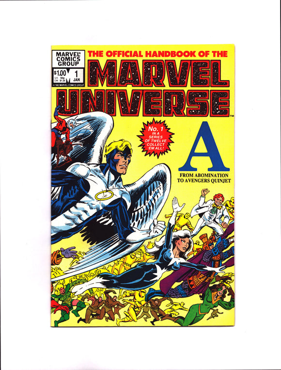 OFFICIAL HANDBOOK OF THE MARVEL UNIVERSE #1 (1983) NM-
