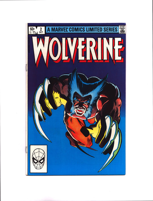 WOLVERINE #2 (1982) 1ST FULL APPEARANCE OF YUKIO NM-