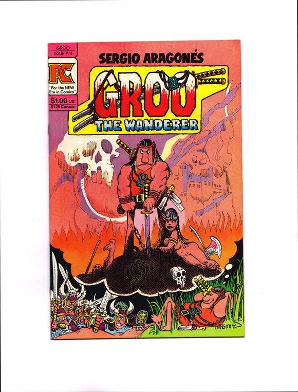 GROO THE WANDERER #4 (1983) VFNM/NM-