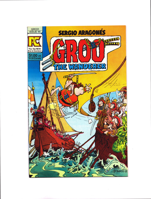 GROO THE WANDERER #5 (1983) VFNM/NM-