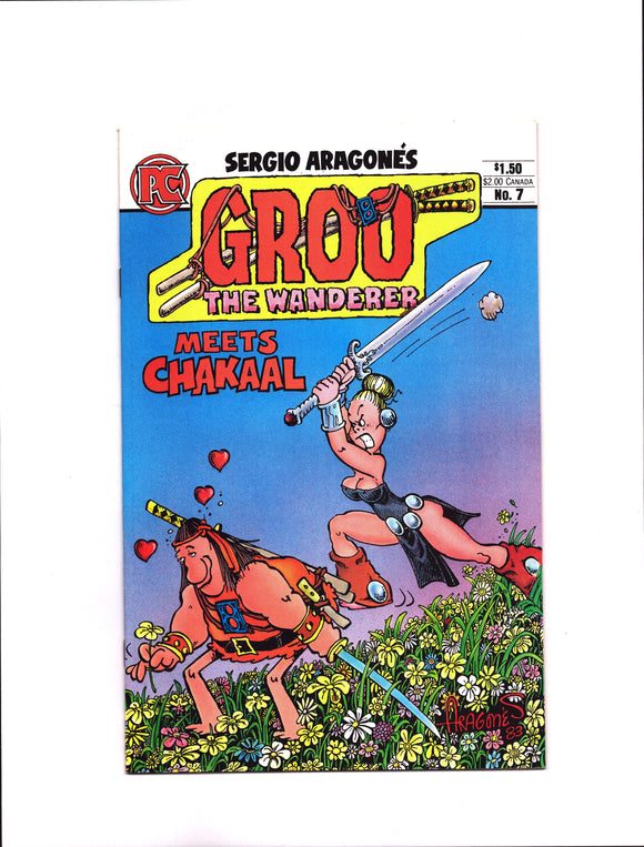 GROO THE WANDERER #7 (1983) NM-/NM