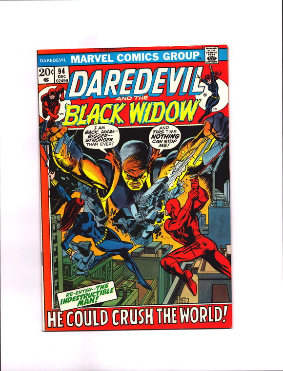 DAREDEVIL #94 (1972) VG+/VGFN