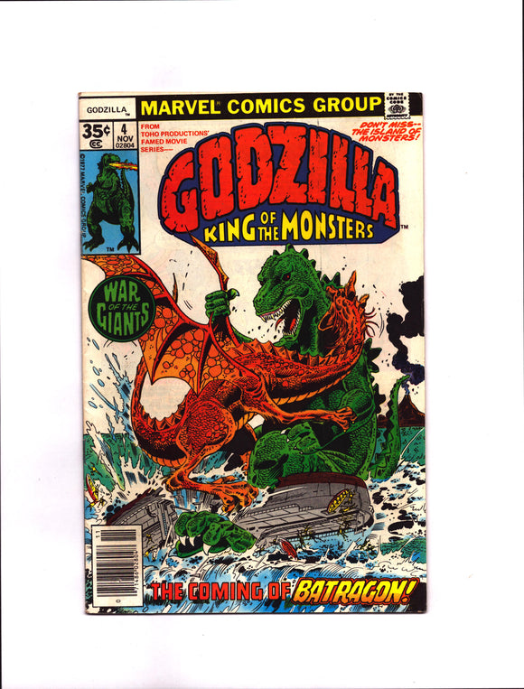 GODZILLA #4 (1977) VF/VF+