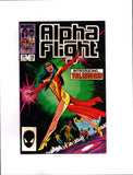 ALPHA FLIGHT #19 (1985) 1ST APPEARANCE OF TALISMAN (ELIZABETH TWOYOUNGMEN) VF/VF+