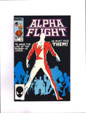 ALPHA FLIGHT #11 (1984) 1ST APPEARANCE OF WILD CHILD; 1ST APPEARANCE OF BOX (ROGER BOCHS); 1ST FULL APPEARANCE OF OMEGA FLIGHT VF/VF+