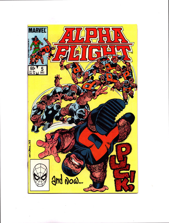 ALPHA FLIGHT #5 (1983) 1ST APPEARANCE OF ELIZABETH TWOYOUNGMEN NM-/NM